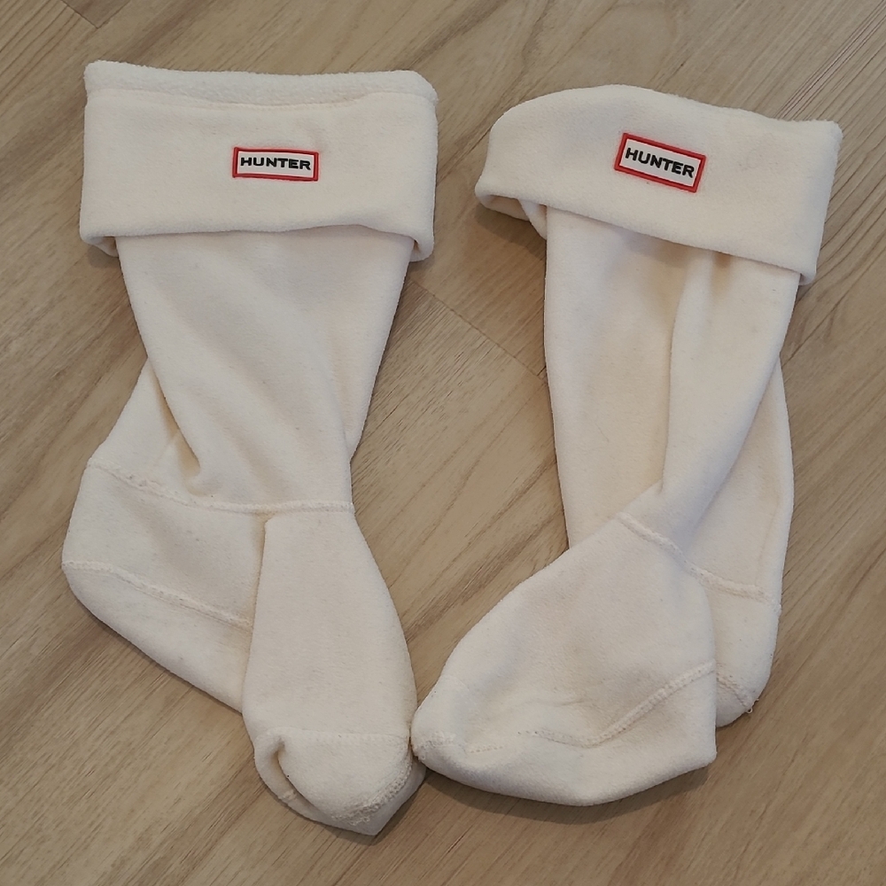 Hunter Cream Boot Socks